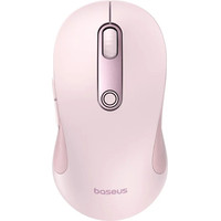 Baseus F02 Ergonomic Wireless Mouse (розовый, с батарейкой в комплекте)