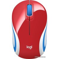 Logitech M187 (красный/синий)