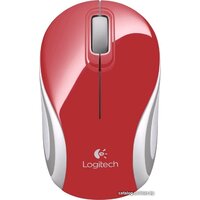 Logitech M187 (красный/серый)