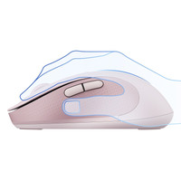 Baseus F02 Ergonomic Wireless Mouse (розовый, без батарейки в комплекте) Image #4