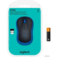 Logitech M185 (черный/синий) Image #6