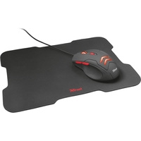 Trust Ziva gaming mouse with mouse pad 21963