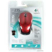 Logitech Wireless Mouse M235 Red (910-002497) Image #7