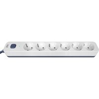 Powercom SP-06W (5м, 6 розеток, белый/серый) Image #4