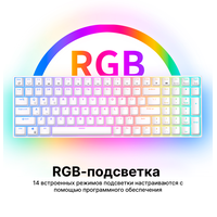 Royal Kludge RK100 RGB (белый, RK Red) Image #6