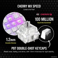 Corsair K65 RGB Mini 60% (белый, Cherry MX Speed, нет кириллицы) Image #4