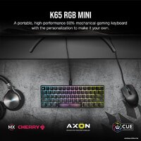 Corsair K65 RGB Mini (черный, Cherry MX Speed, нет кириллицы) Image #19