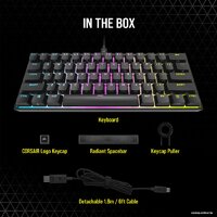 Corsair K65 RGB Mini (черный, Cherry MX Speed, нет кириллицы) Image #25