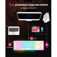 Royal Kludge RK68 Plus RGB (белый, RK Red) Image #10