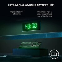 Razer Deathstalker V2 Pro Wireless (черный, Razer Low Profile Optical Purple, нет кириллицы) Image #10