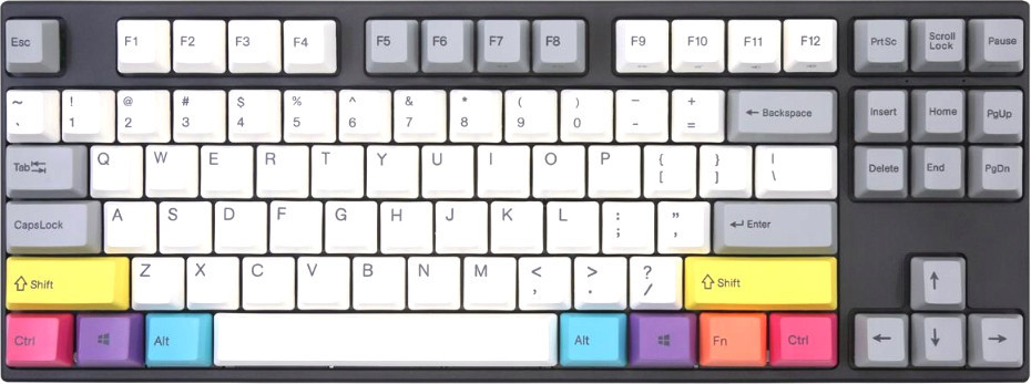 Varmilo VD87 V2 Dual Mode CMYK (Cherry MX Brown, нет кириллицы) Image #1