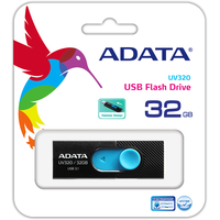 ADATA UV320 32GB (черный/голубой) Image #3