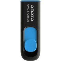 ADATA DashDrive UV128 256GB (черный/синий)