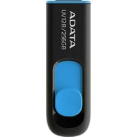 ADATA DashDrive UV128 256GB (черный/синий) Image #1