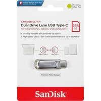 SanDisk Ultra Dual Drive Luxe USB Type-C 256GB SDDDC4-256G-G46 Image #7