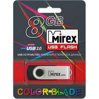 Mirex Color Blade Swivel Rubber 2.0 8GB 13600-FMURUS08 Image #2