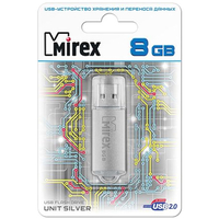 Mirex Unit Silver 8GB [13600-FMUUSI08] Image #3
