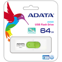 ADATA UV320 64GB (белый/зеленый) Image #3