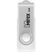 Mirex SWIVEL WHITE 4GB (13600-FMUSWT04)