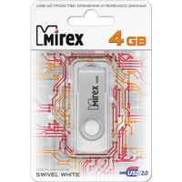 Mirex SWIVEL WHITE 4GB (13600-FMUSWT04) Image #2