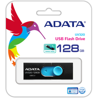 ADATA UV320 128GB (черный/голубой) Image #3