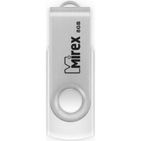 Mirex SWIVEL WHITE 8GB (13600-FMUSWT08)