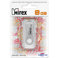 Mirex SWIVEL WHITE 8GB (13600-FMUSWT08) Image #2