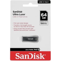 SanDisk Ultra Luxe USB 3.1 64GB SDCZ74-064G-G46 Image #5