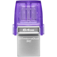 Kingston DataTraveler MicroDuo 3C USB 3.2 Gen 1 64GB Image #1