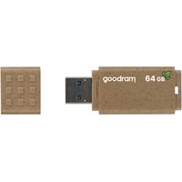 GOODRAM UME3 Eco Friendly 64GB (коричневый) Image #3