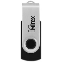 Mirex Swivel Rubber 32GB (черный/серебристый)