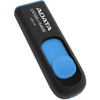 ADATA DashDrive UV128 64GB (черный/синий) Image #2