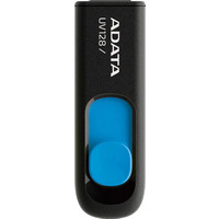 ADATA DashDrive UV128 128GB (черный/синий) Image #1