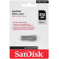 SanDisk Ultra Luxe USB 3.1 512GB SDCZ74-512G-G46 Image #5