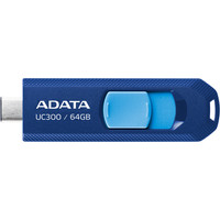 ADATA UC300 64GB (синий/голубой) Image #1