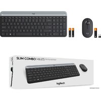 Logitech MK470 Slim Wireless Combo 920-009204 (графитовый) Image #2