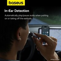 Baseus C-Mic CM10 Smart Unilateral Wireless Earphone for Car (черный) Image #6