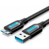 Vention CQABF USB Type-C - microUSB Type-B (1 м, черный)