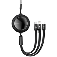 Baseus USB - Lightning, Type-C, Micro USB CAMLC-MJ01 (1.2 м, черный) Image #1