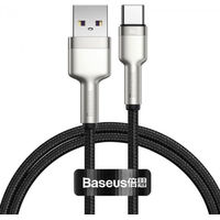 Baseus Cafule Series Metal Data Cable USB Type-A - Type-C 66W CAKF000001 (0.25 м, черный) Image #1