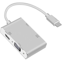 USBTOP 4в1 USB3.1 Type-C на HDMI/VGA/DVI/USB3.0