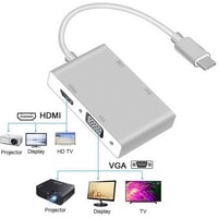 USBTOP 4в1 USB3.1 Type-C на HDMI/VGA/DVI/USB3.0 Image #5