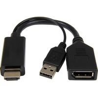 Cablexpert A-HDMIM-DPF-01 HDMI - DisplayPort (0.1 м, черный) Image #1