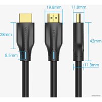 Vention AANBH HDMI - HDMI (2 м, черный) Image #3