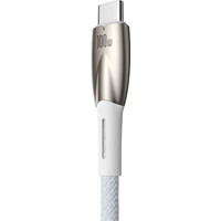 Baseus Glimmer Series Fast Charging Data Cable 100W USB Type-A - Type-C (2 м, белый) Image #2