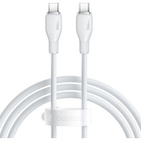 Baseus Pudding Series Fast Charging Cable 100W USB Type-C - USB Type-C (2 м, белый)
