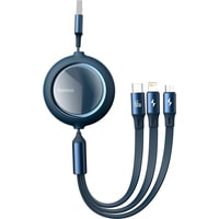 Baseus CAMLC-MJ03 USB-A - USB Type-C/microUSB/Lightning (1.2 м, синий) Image #2