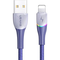Usams U77 USB Type-A - Lightning SJ541USB02 (1.2, синий)