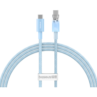 Baseus Explorer Series Fast Charging with Smart Temperature Control USB Type-C USB Type-C (1 м, голубой) Image #1