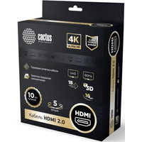 CACTUS HDMI - HDMI CS-HDMI.2-5 (5 м, черный) Image #2